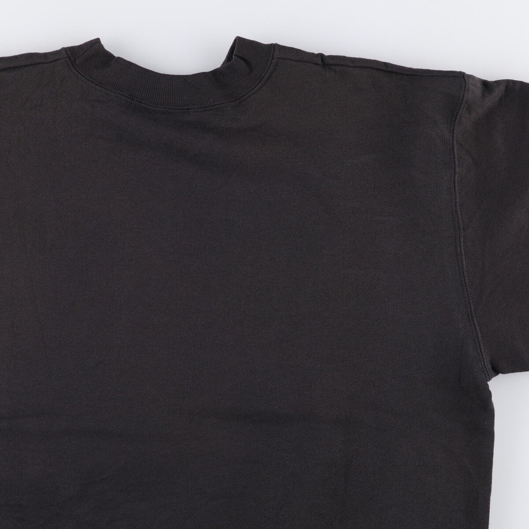 Vintage 90'S Hanes HER WAY plain blank sweatshirt, size L, men's cotton black type Vintage Second Hand