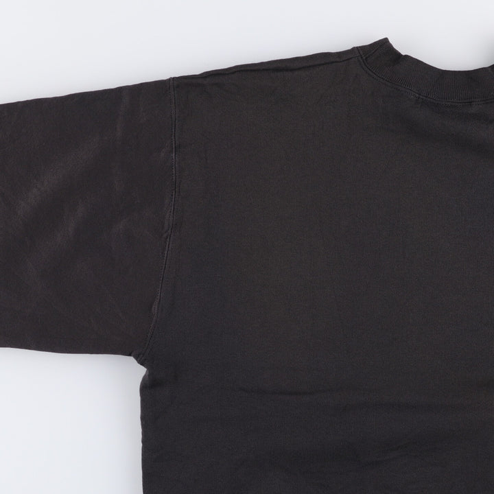 Vintage 90'S Hanes HER WAY plain blank sweatshirt, size L, men's cotton black type Vintage Second Hand