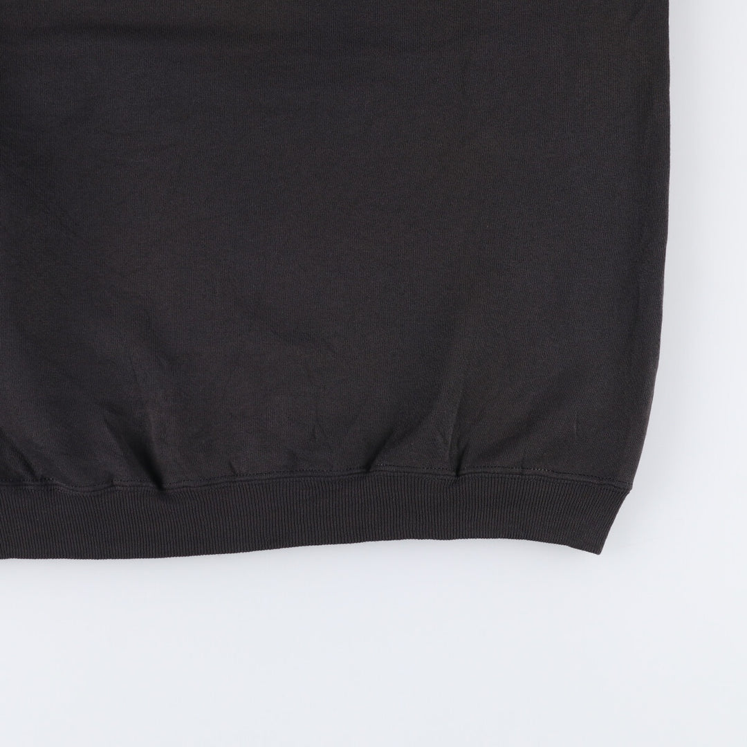 Vintage 90'S Hanes HER WAY plain blank sweatshirt, size L, men's cotton black type Vintage Second Hand