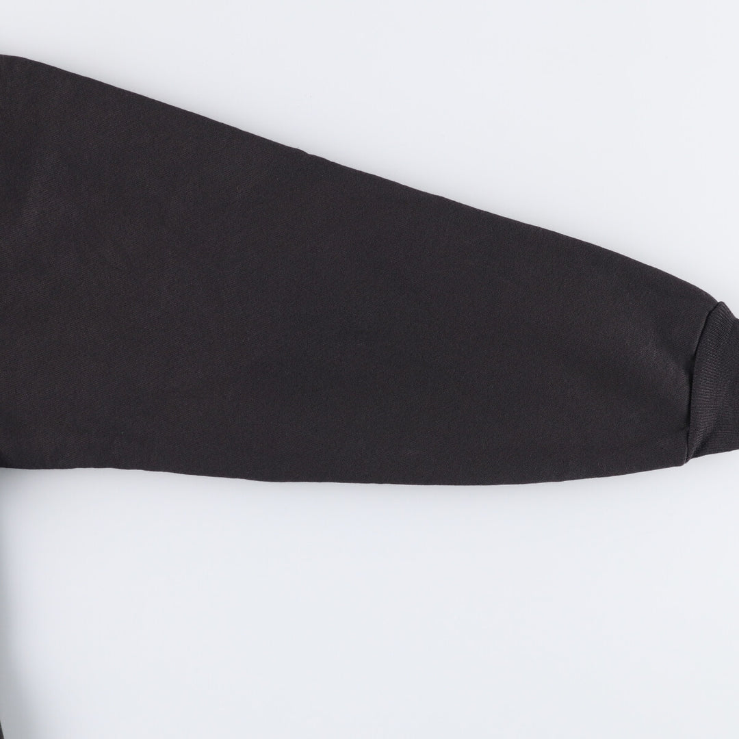 Vintage 90'S Hanes HER WAY plain blank sweatshirt, size L, men's cotton black type Vintage Second Hand