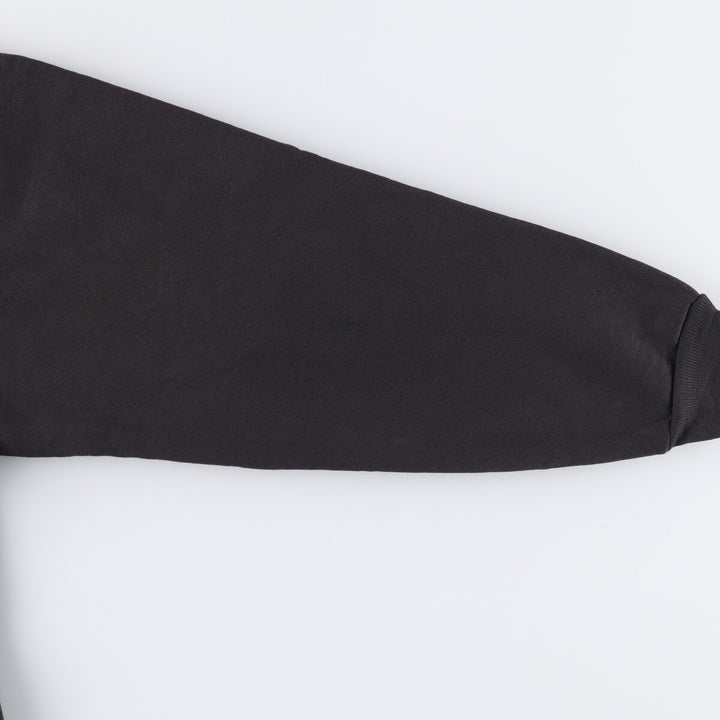 Vintage 90'S Hanes HER WAY plain blank sweatshirt, size L, men's cotton black type Vintage Second Hand