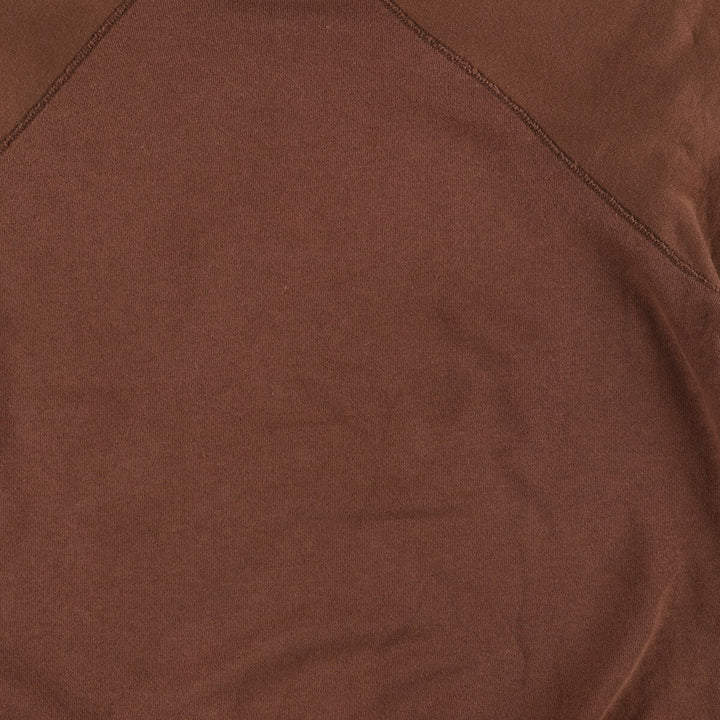 TULTEX plain blank sweatshirt, made in the USA, men's size XL cotton brown type Vintage Second Hand