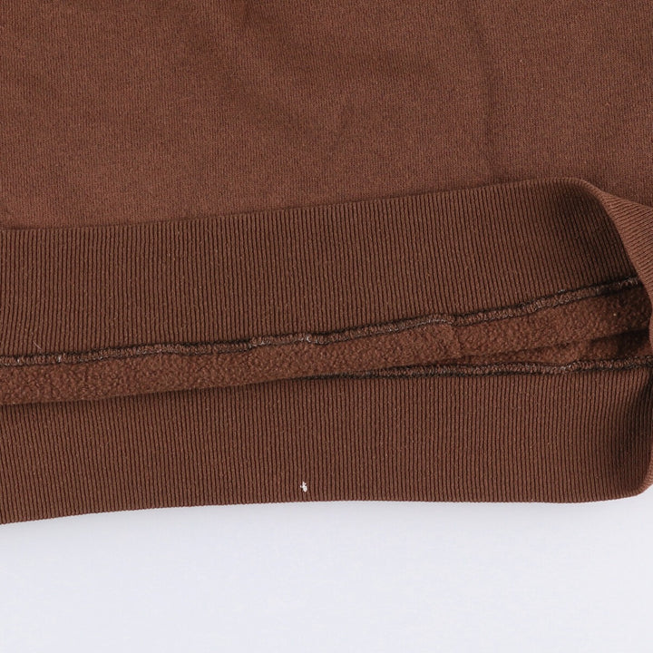 TULTEX plain blank sweatshirt, made in the USA, men's size XL cotton brown type Vintage Second Hand