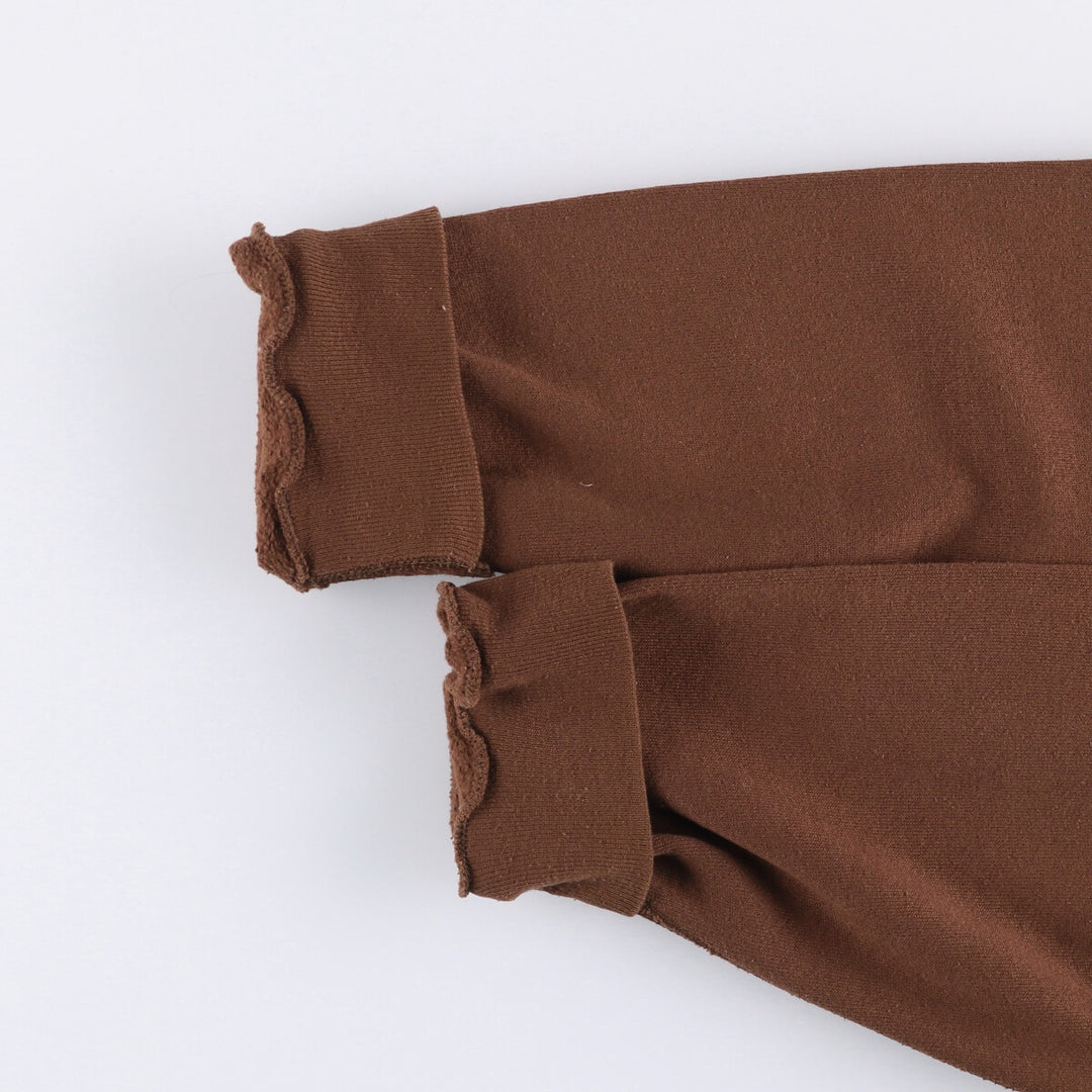 TULTEX plain blank sweatshirt, made in the USA, men's size XL cotton brown type Vintage Second Hand