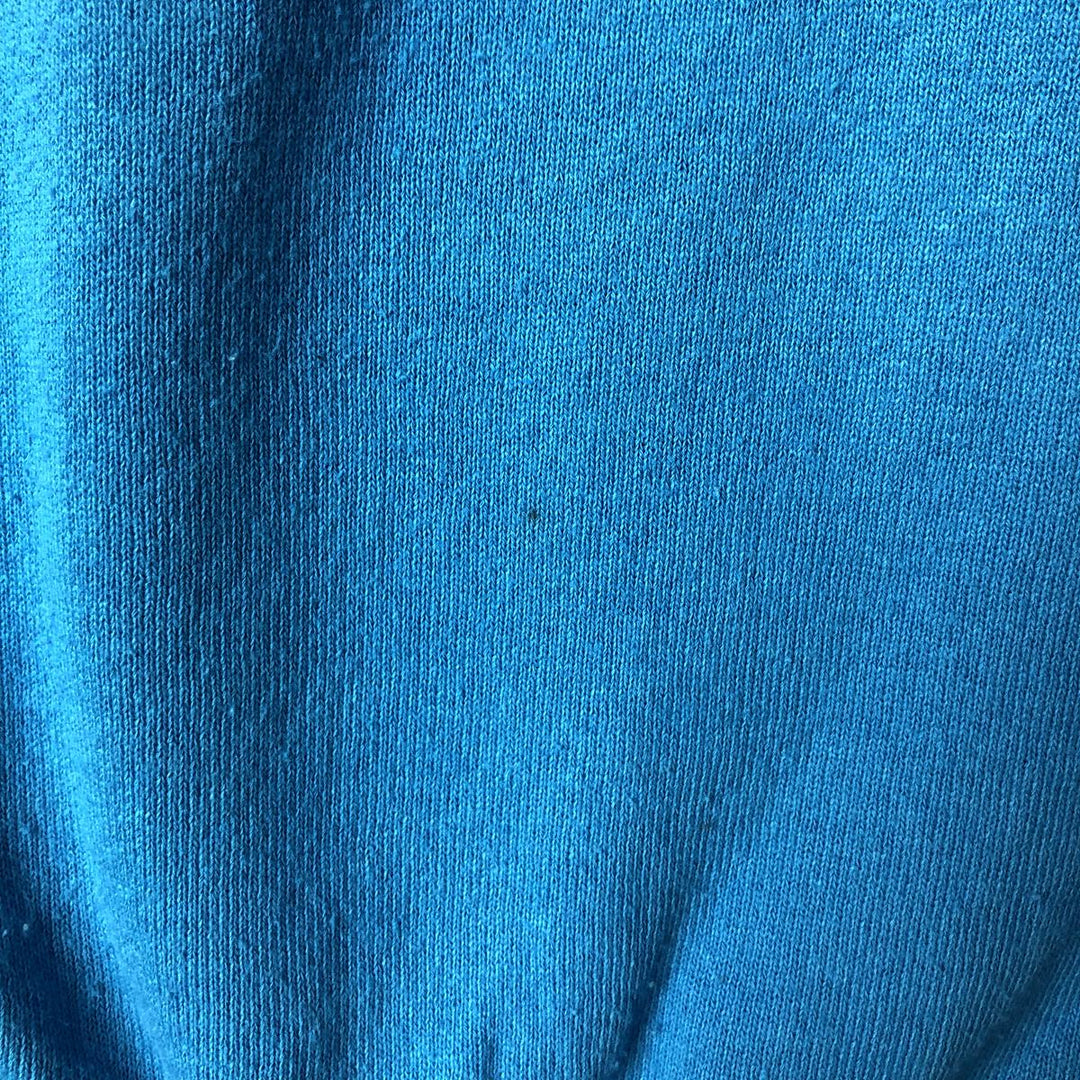 90'S Fruit of the Loom Casual Wear Plain Blank Sweatshirt, Made in USA, Men's Size Medium, Vintage cotton Blue type light blue Vintage Second Hand