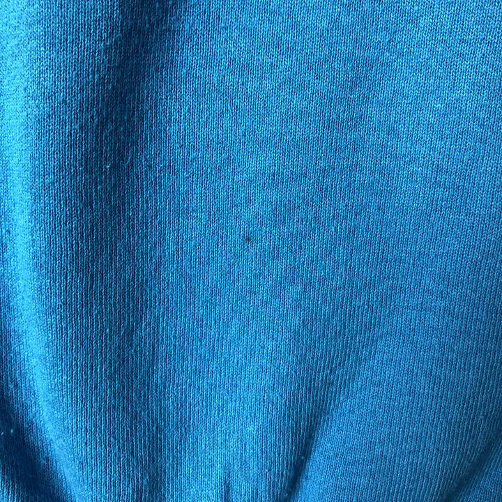 90'S Fruit of the Loom Casual Wear Plain Blank Sweatshirt, Made in USA, Men's Size Medium, Vintage cotton Blue type light blue Vintage Second Hand