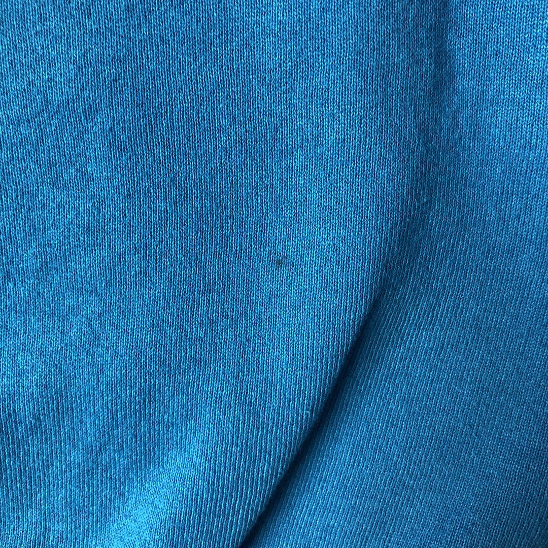 90'S Fruit of the Loom Casual Wear Plain Blank Sweatshirt, Made in USA, Men's Size Medium, Vintage cotton Blue type light blue Vintage Second Hand