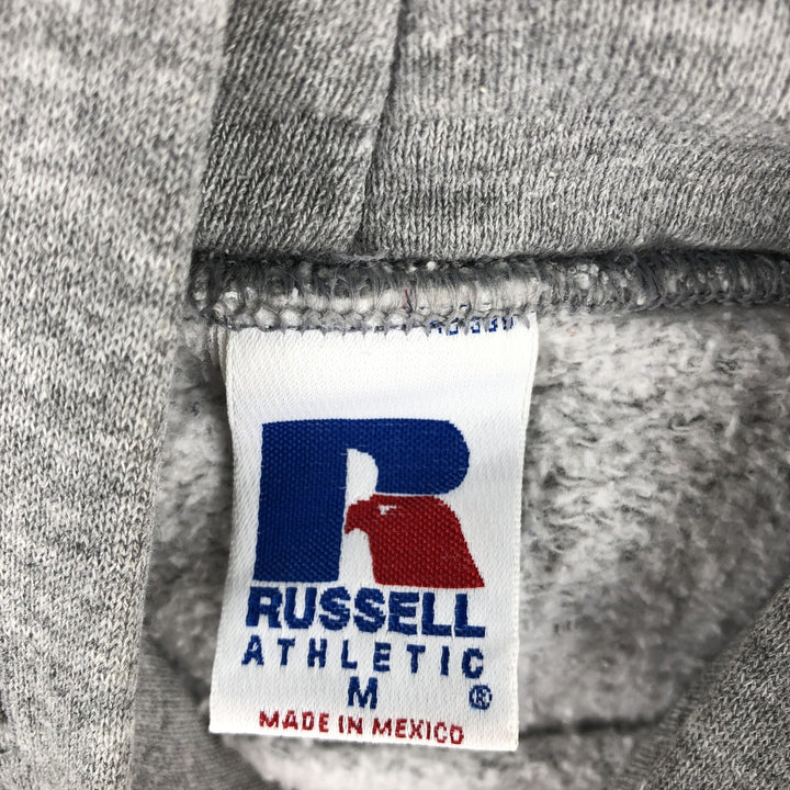 90'S Russell plain blank sweatshirt hoodie men's M size vintage polyester gray type Vintage Second Hand