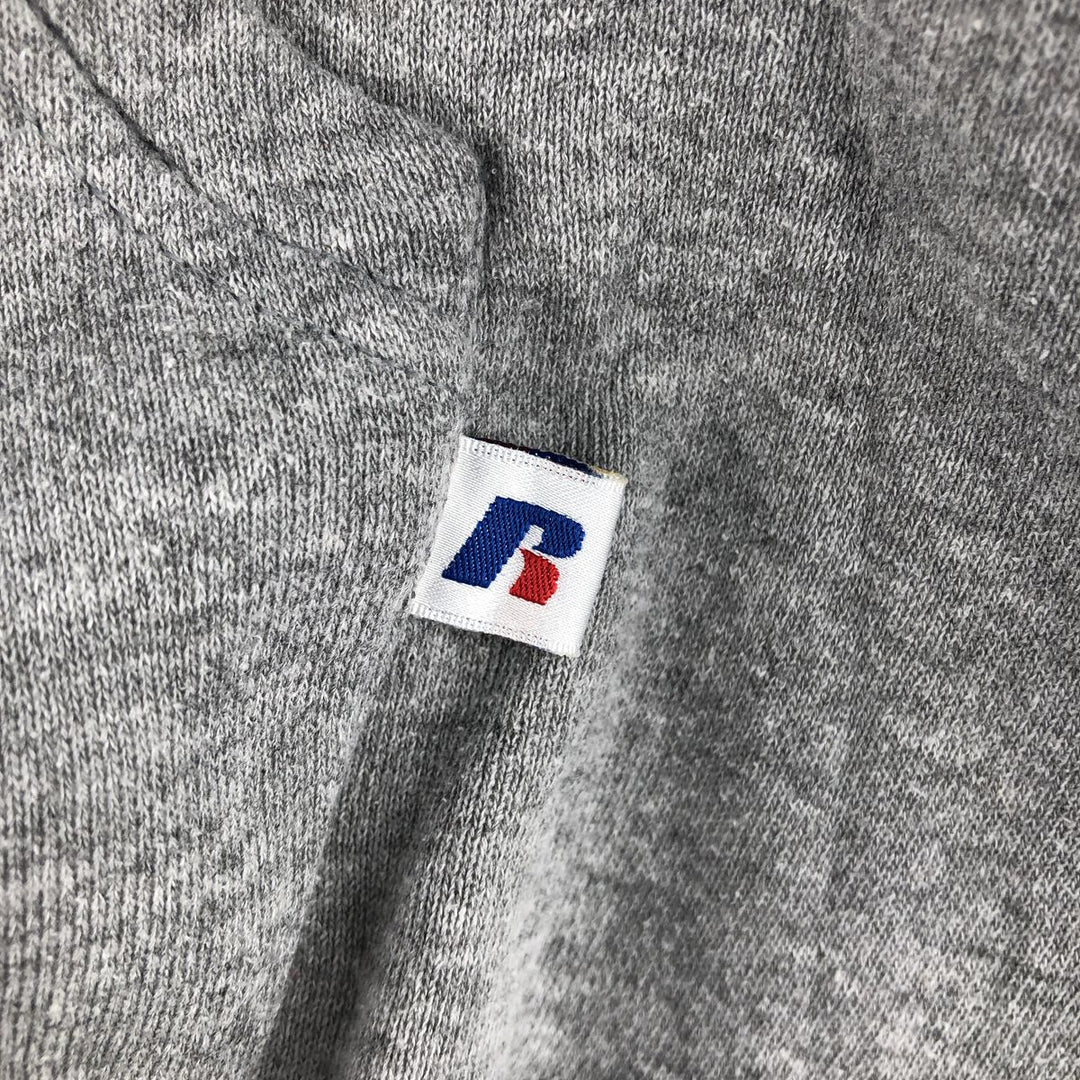 90'S Russell plain blank sweatshirt hoodie men's M size vintage polyester gray type Vintage Second Hand