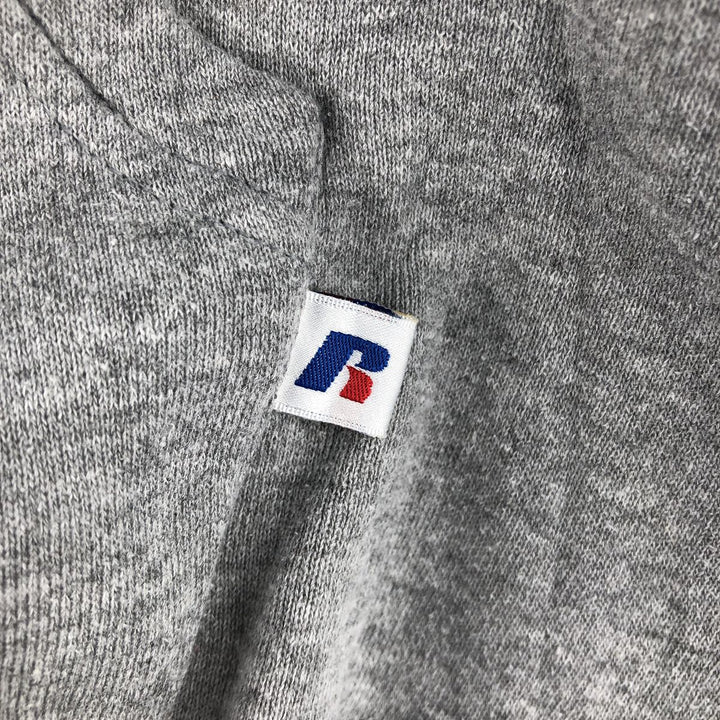 90'S Russell plain blank sweatshirt hoodie men's M size vintage polyester gray type Vintage Second Hand
