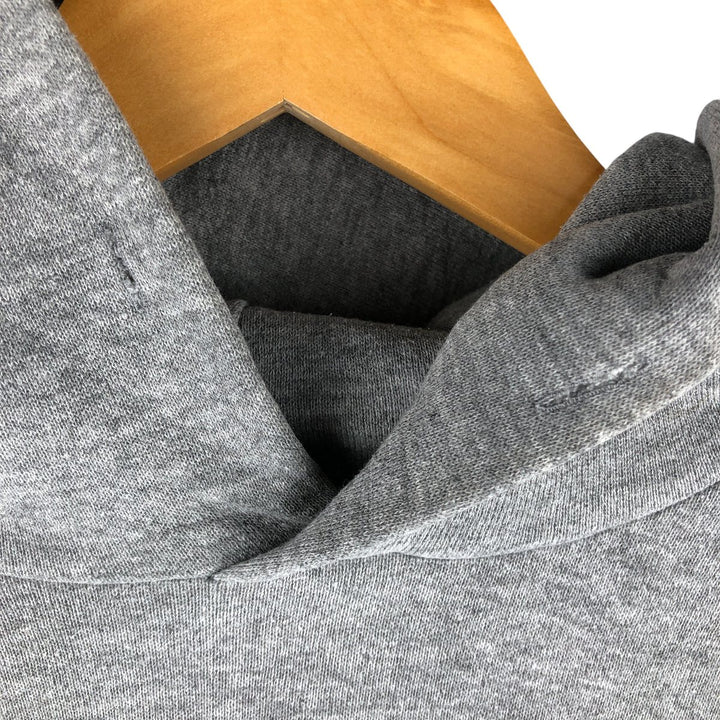 90'S Russell plain blank sweatshirt hoodie men's M size vintage polyester gray type Vintage Second Hand