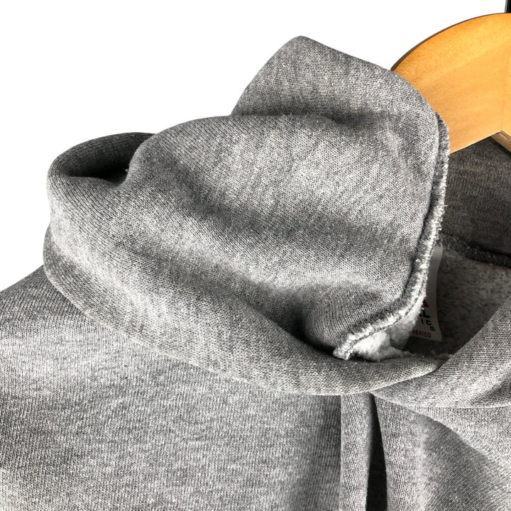 90'S Russell plain blank sweatshirt hoodie men's M size vintage polyester gray type Vintage Second Hand