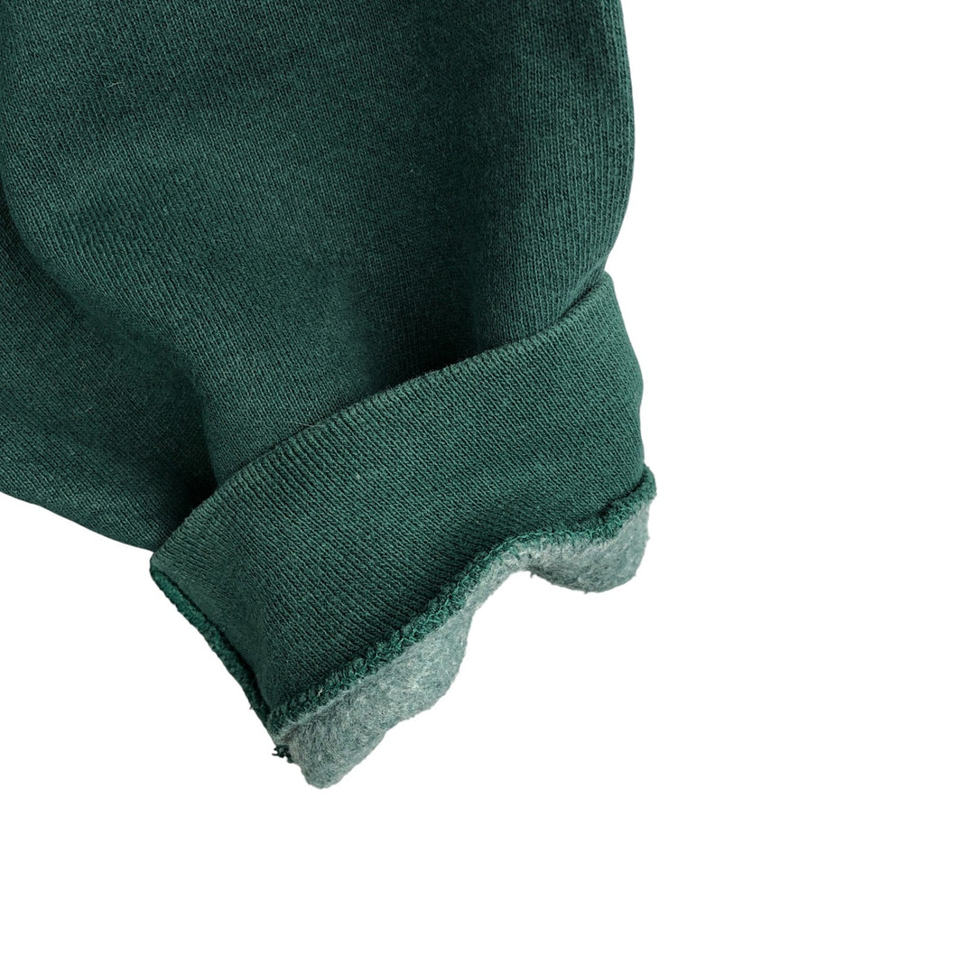 PLUMA plain blank sweatshirt, men's size L cotton Green type dark green Vintage Second Hand