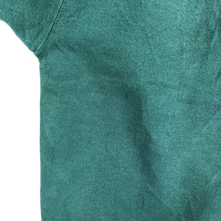 PLUMA plain blank sweatshirt, men's size L cotton Green type dark green Vintage Second Hand