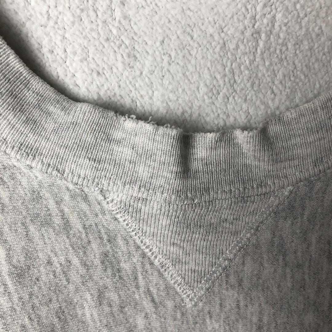 Vintage 90'S DISCUS ATHELETIC plain blank sweatshirt, made in the USA, size L, men's cotton pale white type Vintage Second Hand