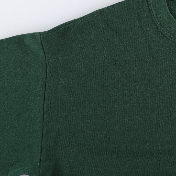 BOB'S CLOTHING COMPANY Plain Blank Sweatshirt, Made in USA, Men's Size XL cotton Green type dark green Vintage Second Hand