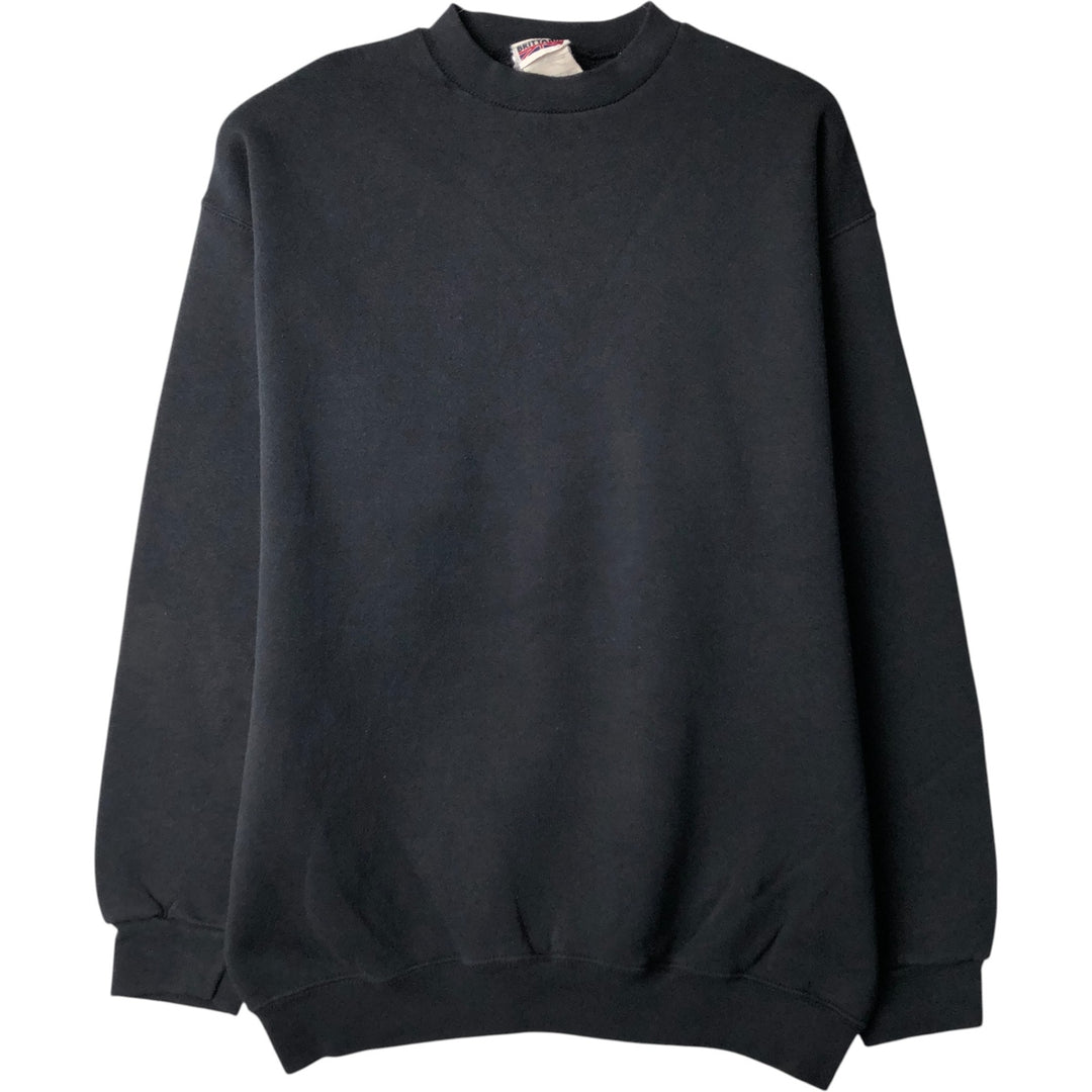 Vintage 90'S BRITTANIA plain blank sweatshirt, made in the USA, size L, men's cotton black type Vintage Second Hand