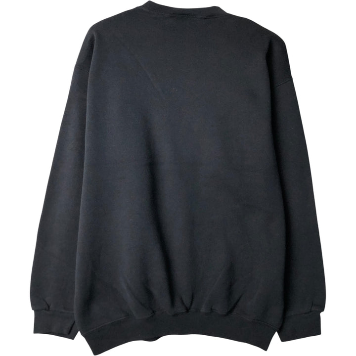 Vintage 90'S BRITTANIA plain blank sweatshirt, made in the USA, size L, men's cotton black type Vintage Second Hand