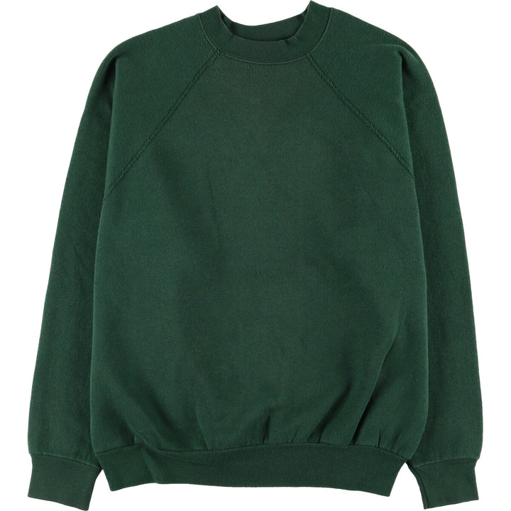 Vintage 90'S Tultex Maximum Sweats, plain, blank sweatshirt, made in the USA, men's size M. cotton Green type dark green Vintage Second Hand
