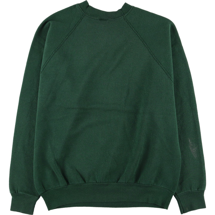 Vintage 90'S Tultex Maximum Sweats, plain, blank sweatshirt, made in the USA, men's size M. cotton Green type dark green Vintage Second Hand