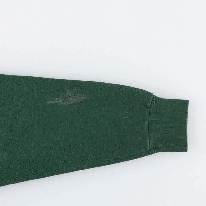 Vintage 90'S Tultex Maximum Sweats, plain, blank sweatshirt, made in the USA, men's size M. cotton Green type dark green Vintage Second Hand
