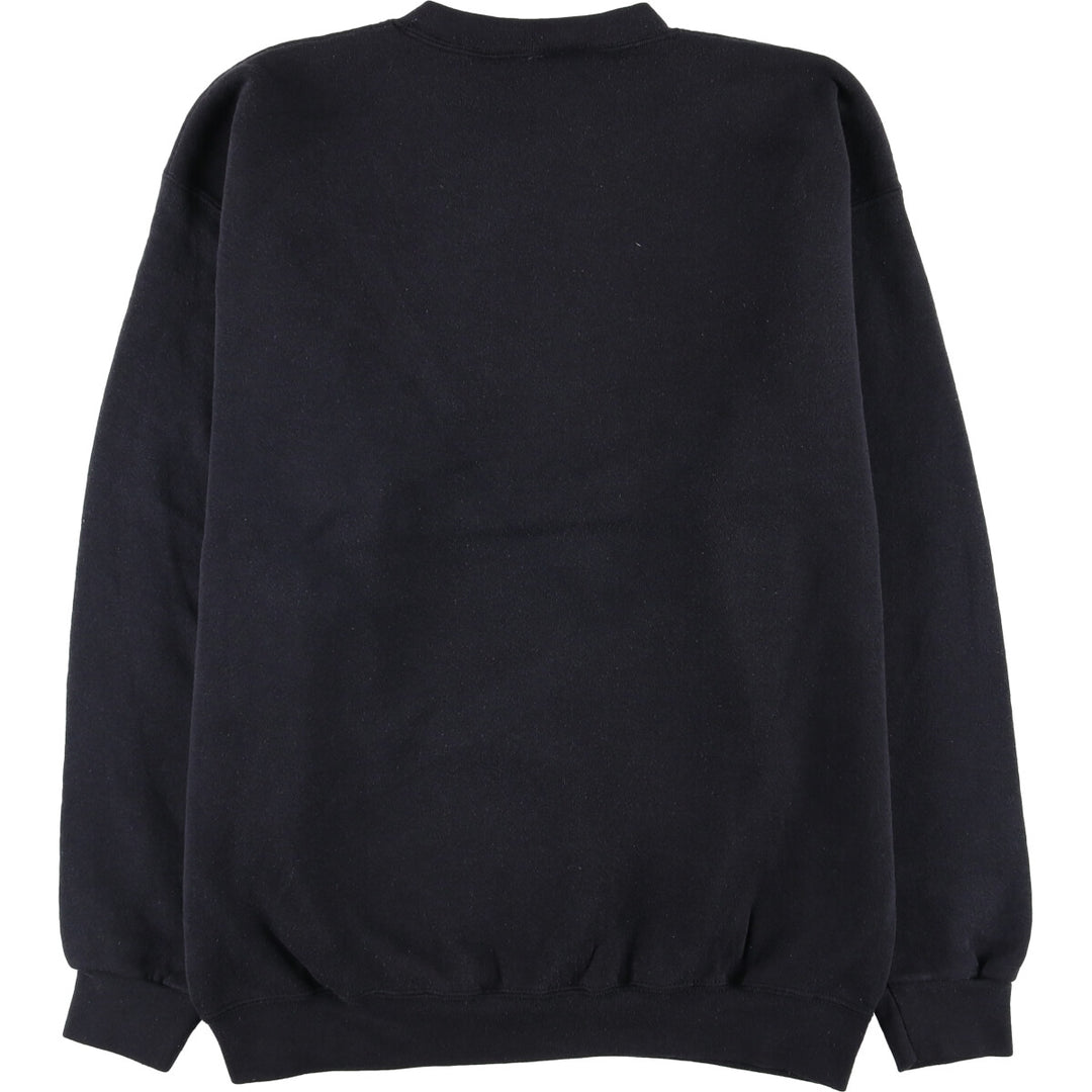 90'S Discus Athletic plain blank sweatshirt, made in the USA, men's size L, vintage cotton black type Vintage Second Hand