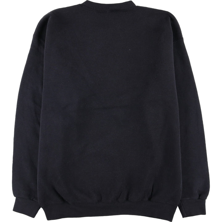 90'S Discus Athletic plain blank sweatshirt, made in the USA, men's size L, vintage cotton black type Vintage Second Hand