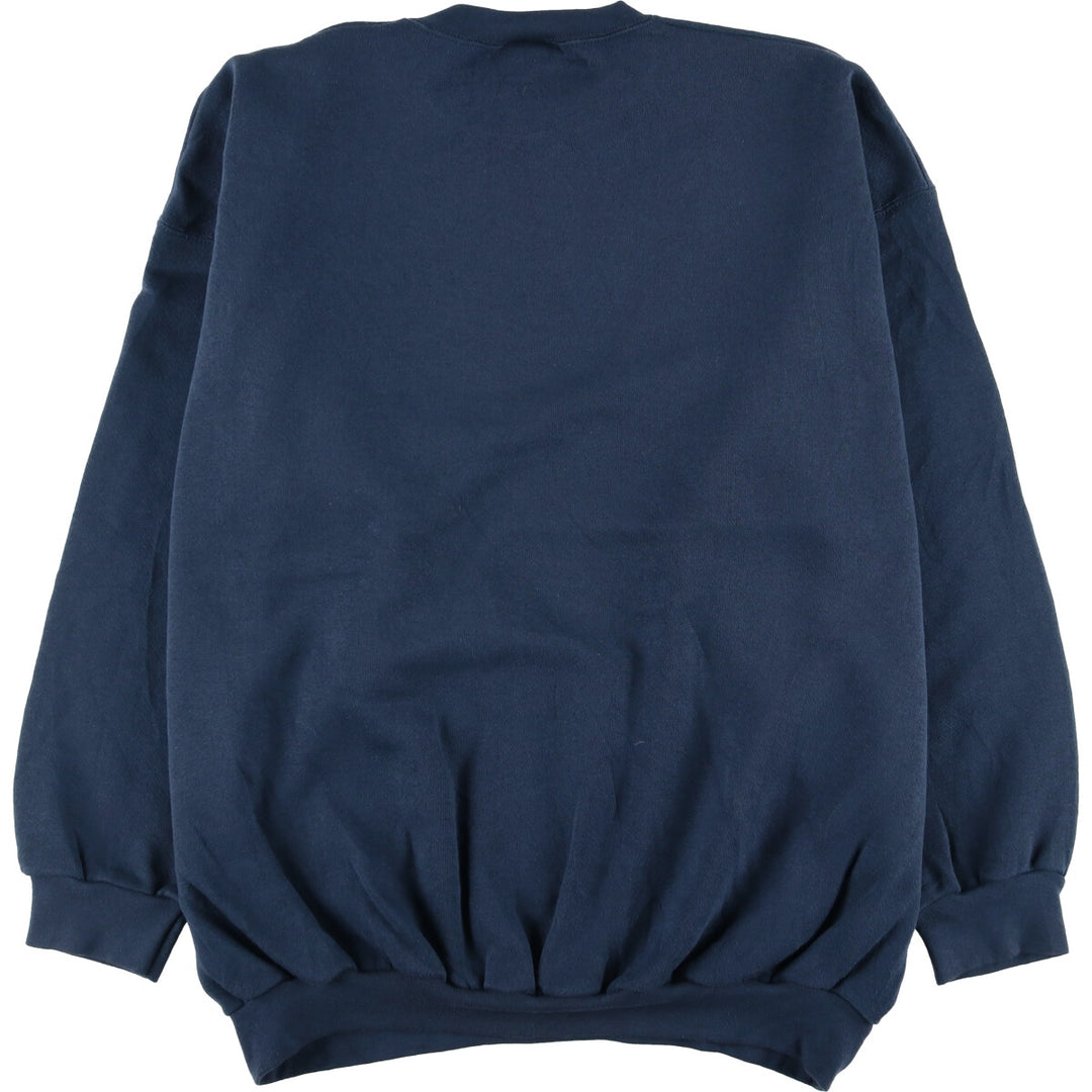 Levi's Brittania plain blank sweatshirt, made in the USA, men's size XL cotton navy blue type Vintage Second Hand