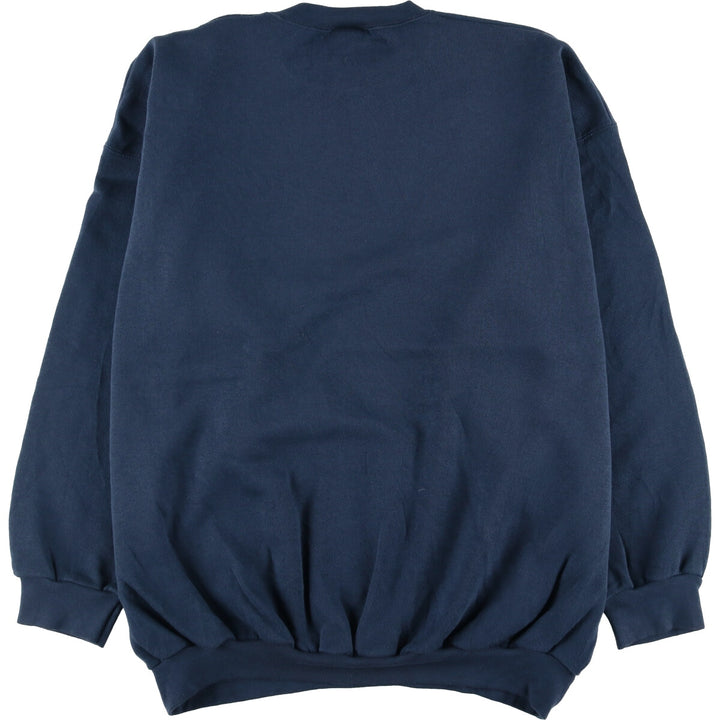 Levi's Brittania plain blank sweatshirt, made in the USA, men's size XL cotton navy blue type Vintage Second Hand