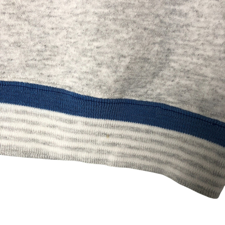 Vintage SEASPORTS plain blank sweatshirt, made in the USA, men's size L cotton pale white type Vintage Second Hand