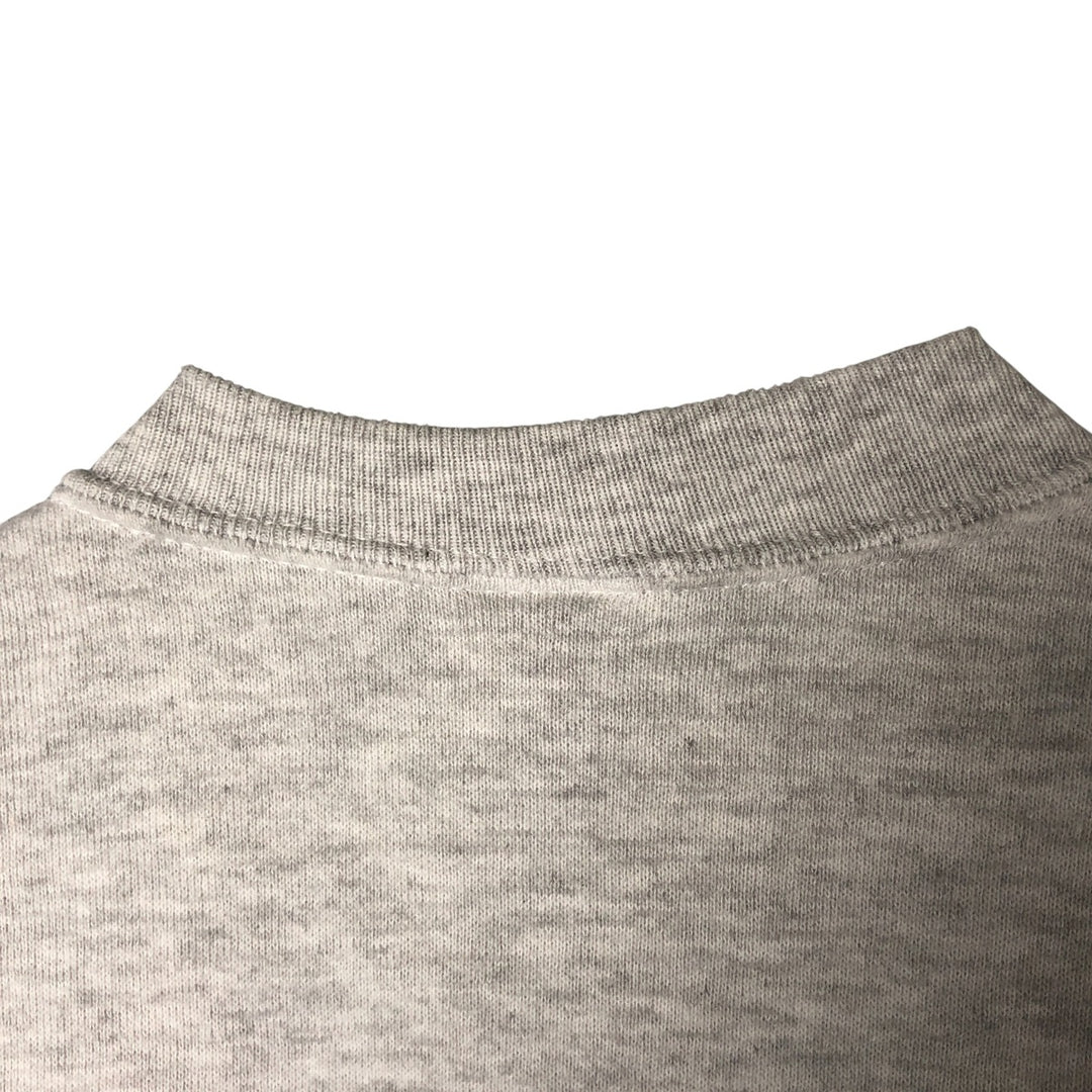 80s-90'S Jerzees Plain Blank Sweatshirt Trainer Made in USA Men's XL Vintage cotton pale white type Vintage Second Hand