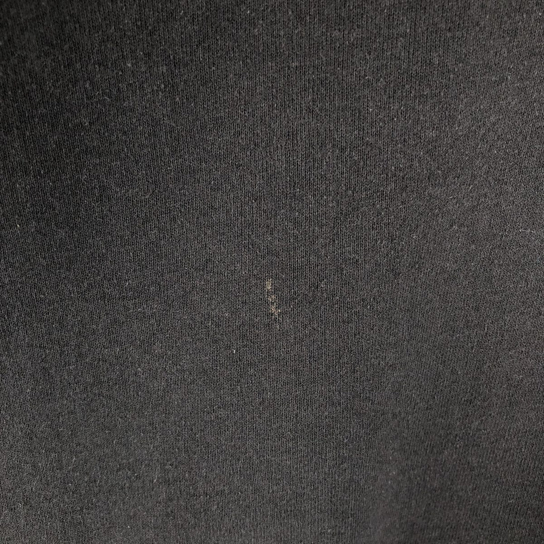 Jerzees Plain Blank Sweatshirt, Made in USA, Men's Size XL cotton black type Vintage Second Hand