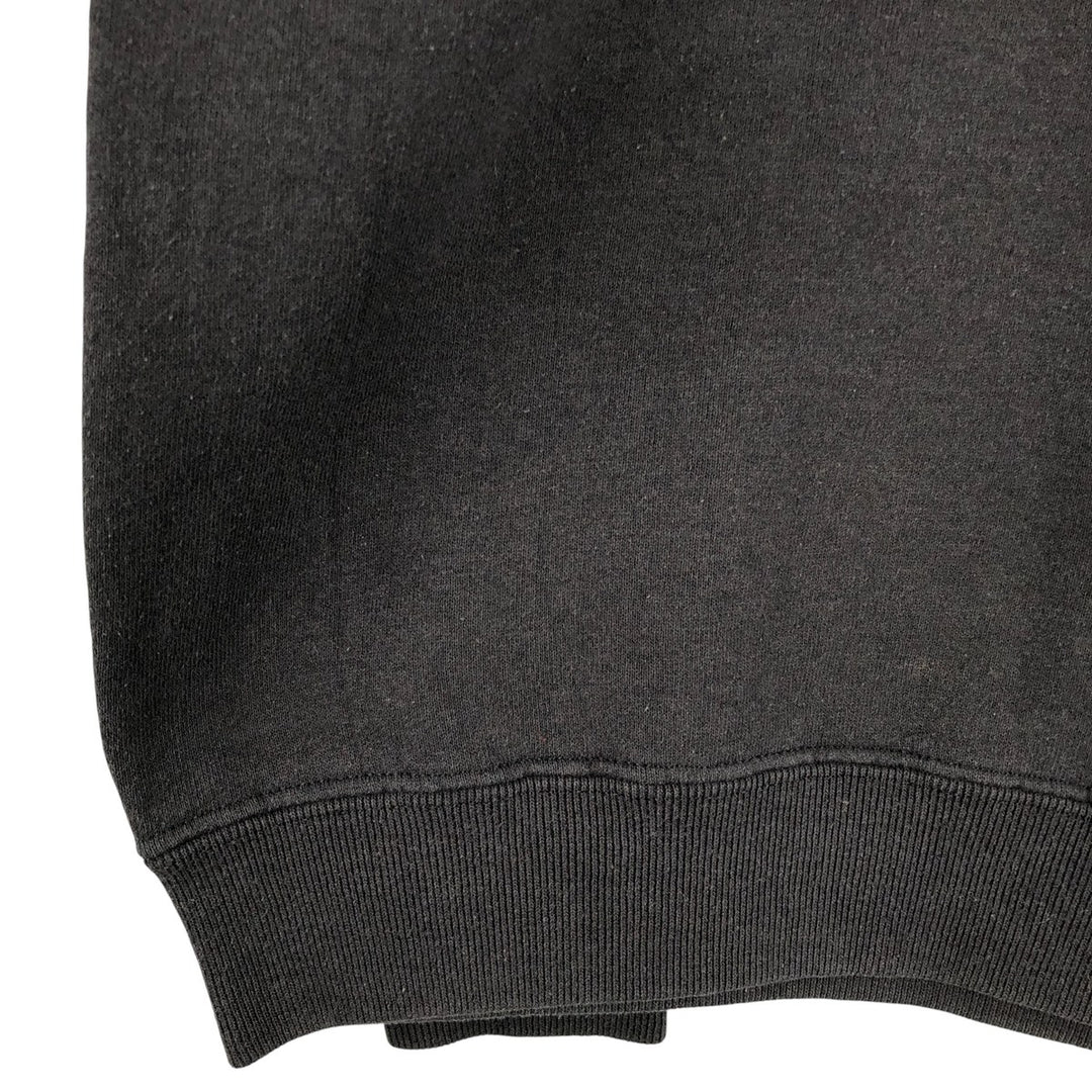 Jerzees Plain Blank Sweatshirt, Made in USA, Men's Size XL cotton black type Vintage Second Hand