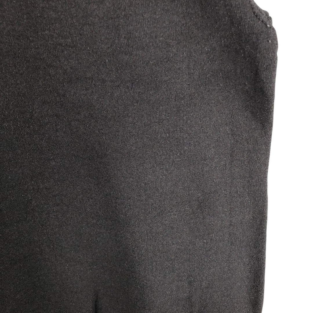 Jerzees Plain Blank Sweatshirt, Made in USA, Men's Size XL cotton black type Vintage Second Hand