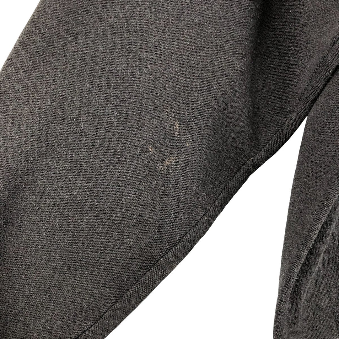Jerzees Plain Blank Sweatshirt, Made in USA, Men's Size XL cotton black type Vintage Second Hand