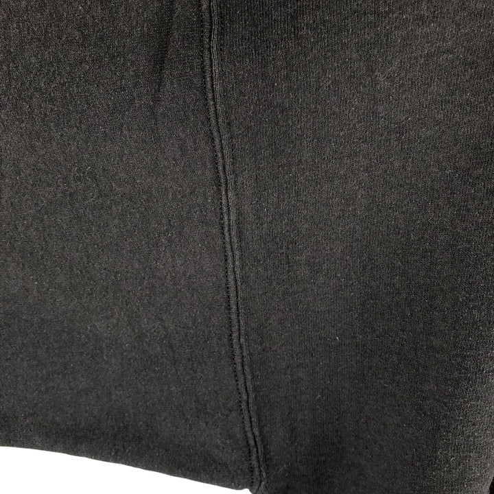 Jerzees Plain Blank Sweatshirt, Made in USA, Men's Size XL cotton black type Vintage Second Hand