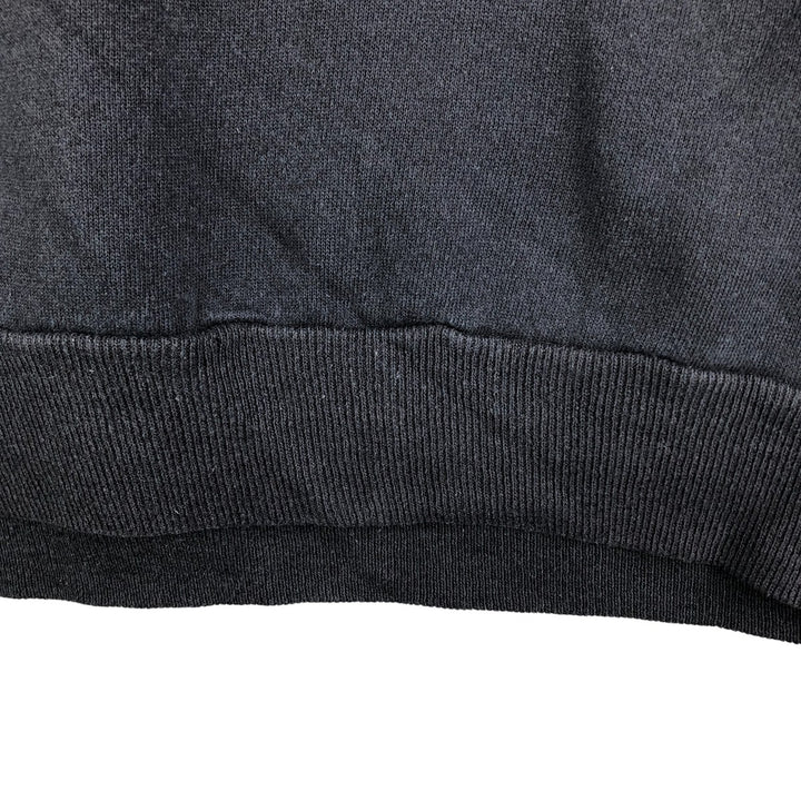 Vintage 1980'S Hanes Pannill plain blank sweatshirt, made in the USA, size L, men's cotton black type Vintage Second Hand