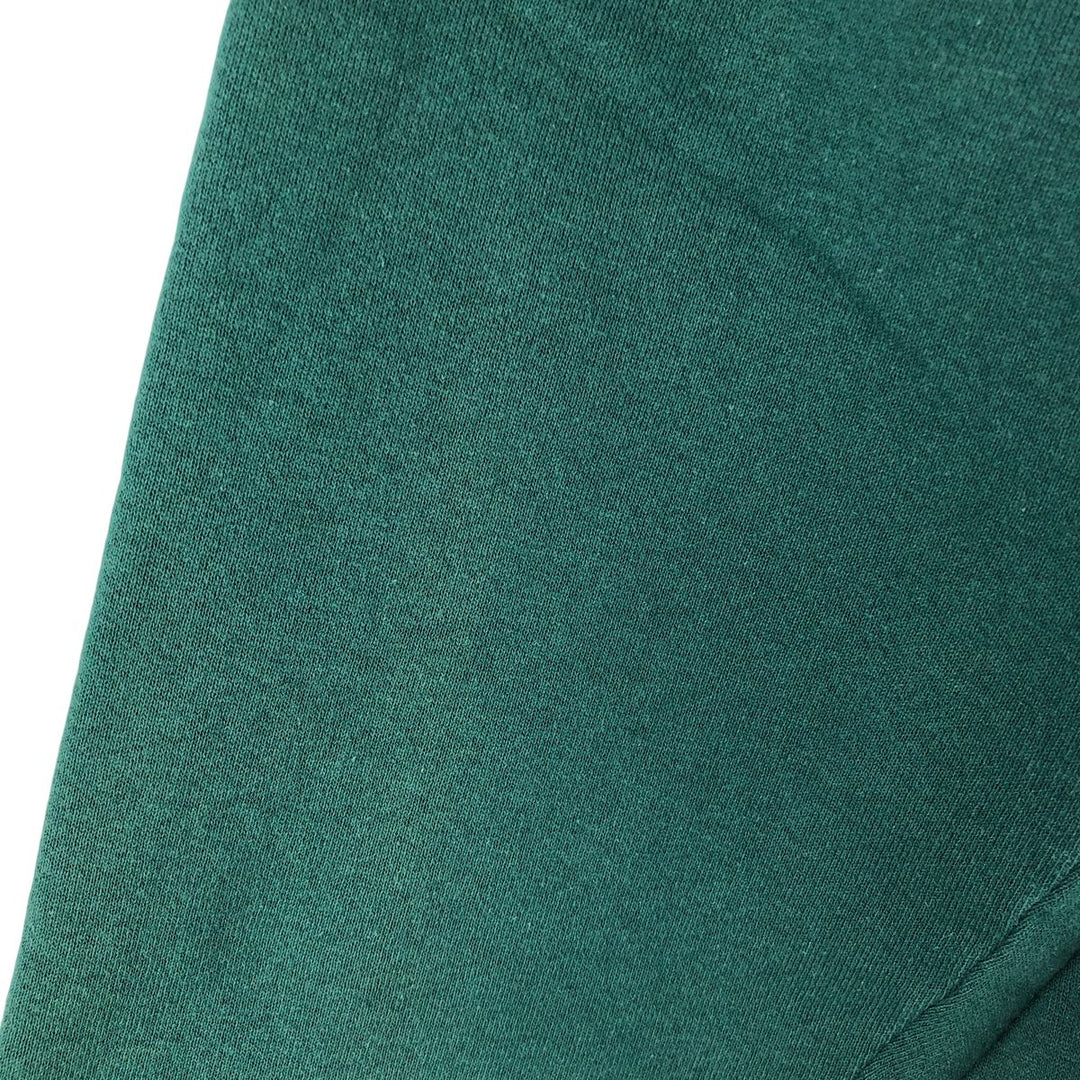 Jansport plain blank sweatshirt, made in the USA, men's size XL cotton green type Vintage Second Hand