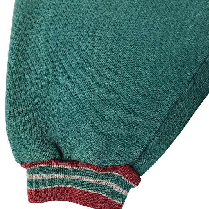 Jansport plain blank sweatshirt, made in the USA, men's size XL cotton green type Vintage Second Hand