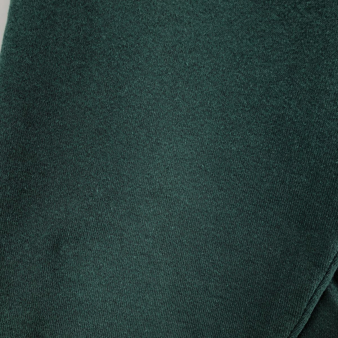 Jansport plain blank sweatshirt, made in the USA, men's size XL cotton green type Vintage Second Hand