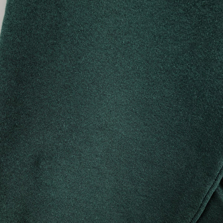 Jansport plain blank sweatshirt, made in the USA, men's size XL cotton green type Vintage Second Hand
