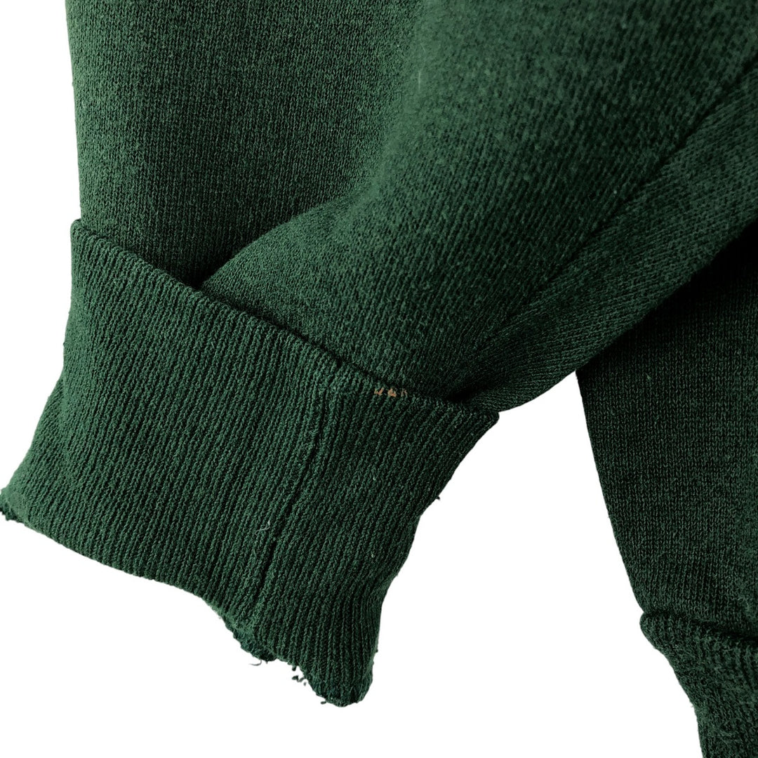 90'S Jerzees Plain Blank Sweatshirt Trainer Made in USA Men's XL Vintage cotton green type Vintage Second Hand