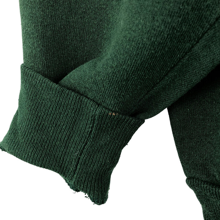 90'S Jerzees Plain Blank Sweatshirt Trainer Made in USA Men's XL Vintage cotton green type Vintage Second Hand