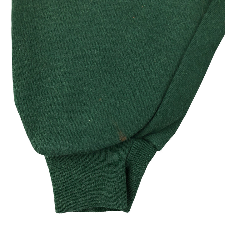 90'S Jerzees Plain Blank Sweatshirt Trainer Made in USA Men's XL Vintage cotton green type Vintage Second Hand