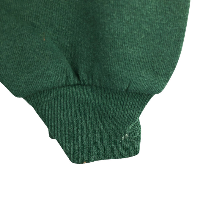 90'S Jerzees Plain Blank Sweatshirt Trainer Made in USA Men's XL Vintage cotton green type Vintage Second Hand