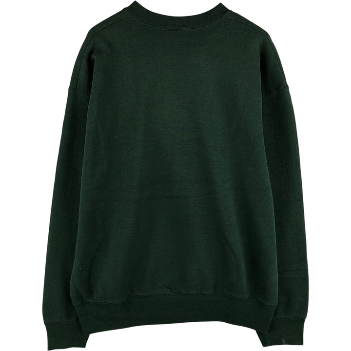 PRO-SPIRIT SELECT SWEATS Solid Color Blank Sweatshirt, Made in USA, Men's Size XL, Long Sleeve, Vintage cotton green type Vintage Second Hand
