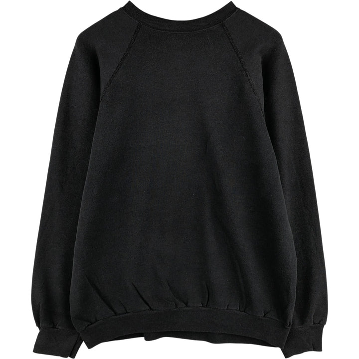 Vintage 90'S Tultex blank sweatshirt, made in the USA, men's size XL. cotton black type Vintage Second Hand
