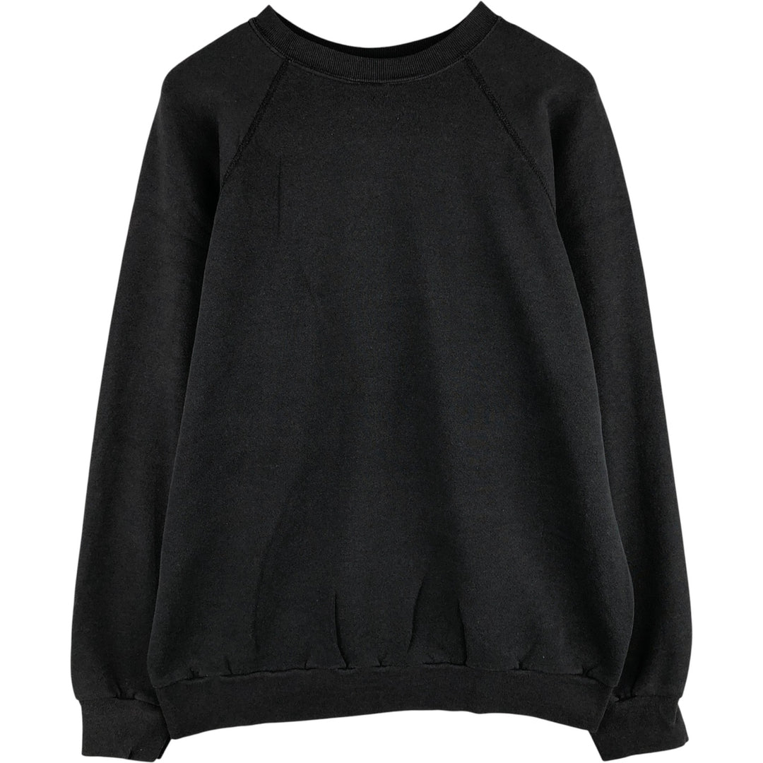 Vintage 90'S Tultex blank sweatshirt, made in the USA, men's size XL. cotton black type Vintage Second Hand