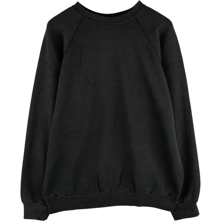 Vintage 90'S Tultex blank sweatshirt, made in the USA, men's size XL. cotton black type Vintage Second Hand