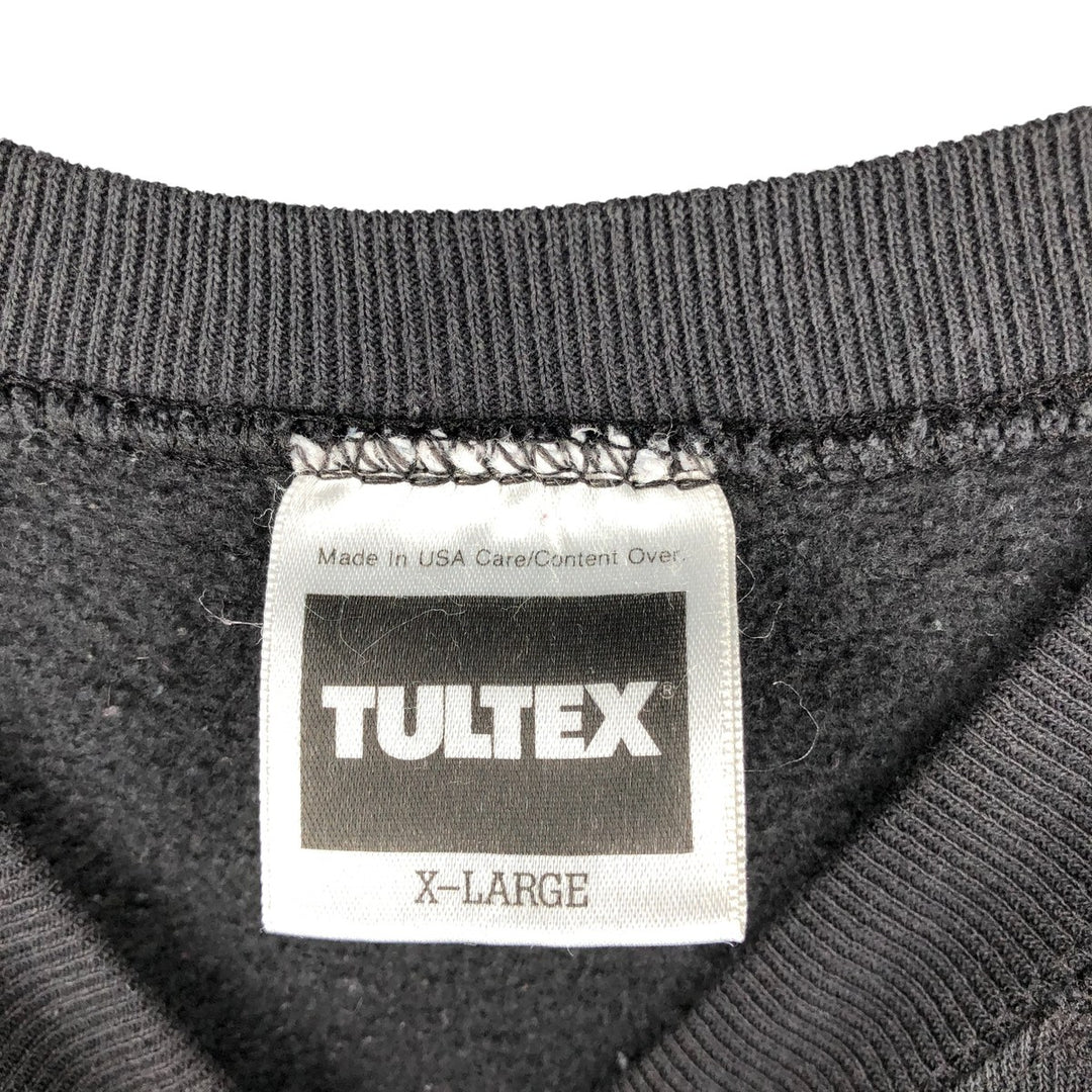 Vintage 90'S Tultex blank sweatshirt, made in the USA, men's size XL. cotton black type Vintage Second Hand